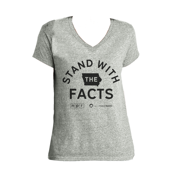 Stand With The Facts V-Neck T-Shirt