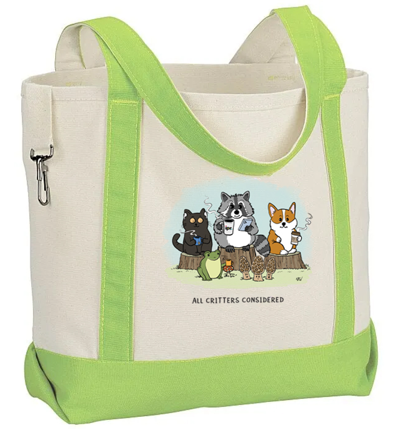 All Critters Considered Tote Bag