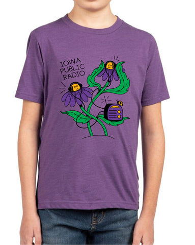 東洋エンタープライズ　Iowa Public Service Shirt 【M】 flowers-ts-purple_large.jpg?v=